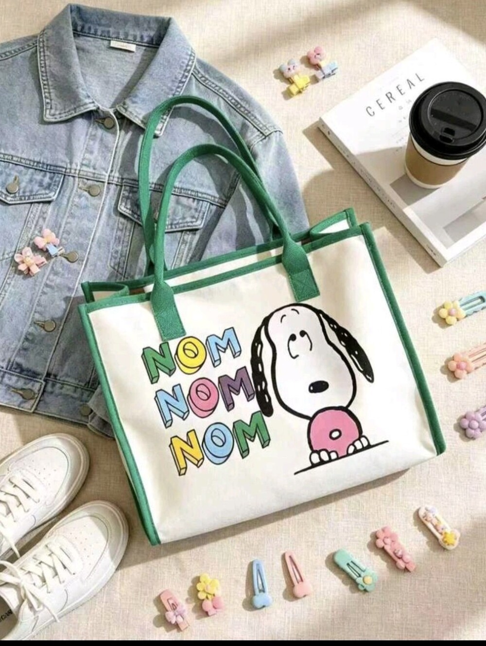 Snoopy Canvas Tote Bag